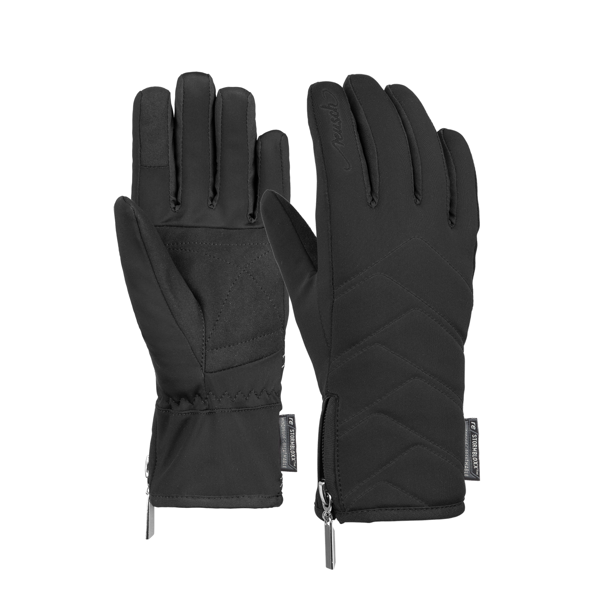 Reusch LOREDANA TOUCH TECTM - black Gloves レディース
